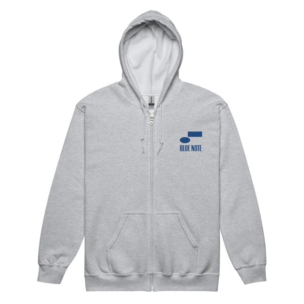 Blue Note Vintage Logo Zip-Up Hoodie - Image 2
